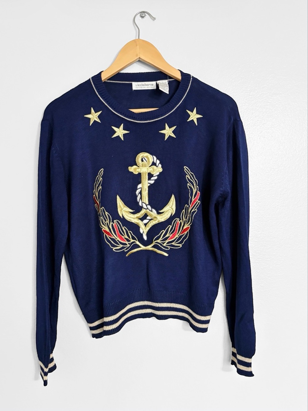 Liz Claiborne Vintaage Nautical Sweater
